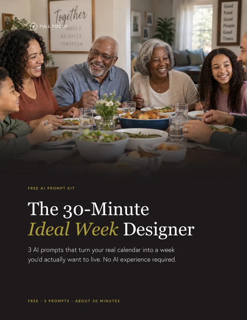 The 30-Minute Ideal Week Designer bonus